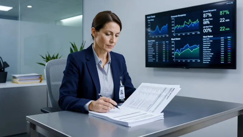 hospital operations department functions